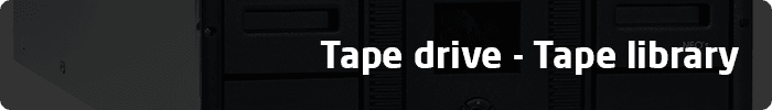 Tape drive - Tape library