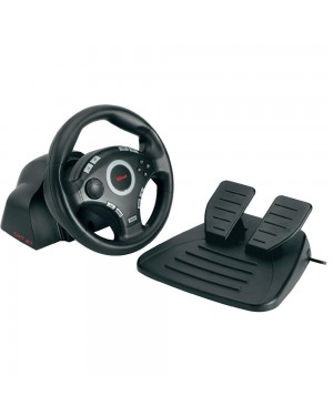 16064-TRUST - Outros - Volante USB compacto com pedais e realista Vibration Feedback GXT27 TRUST