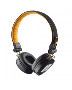 20079 - Outros - Fone de Ouvido com Microfone Preto/Laranja TRUST