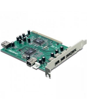 TFU-H33PI - Outros - Adaptador PCI Combo USB 2.0 FireWire com 6 Portas TRENDnet