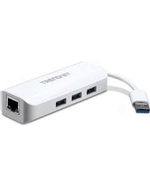 TU3-ETGH3 - Outros - Adaptador USB 3.0 para 1x Gigabit RJ45 + USB 3.0 Hub TRENDnet