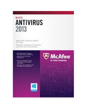 MAV13BPM1RHAAMD - McAfee - Antivirus Plus 2013 1 Usuario