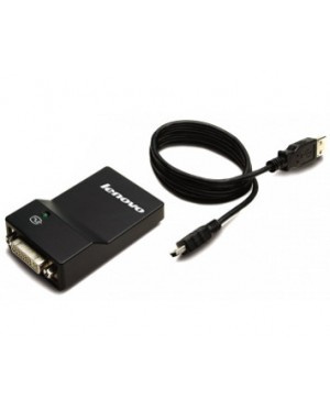 0B47072 - Lenovo - Cabo Adaptador USB 3.0 para DVI ou VGA