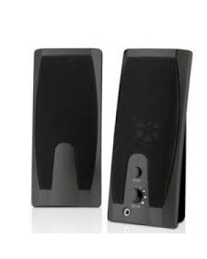 SP-H119-USB PRETORJ - Outros - Caixa de Som 1W+1W RMS com Saída Fone de Ouvido P2 USB Proteção Magnética Preto K-Mex
