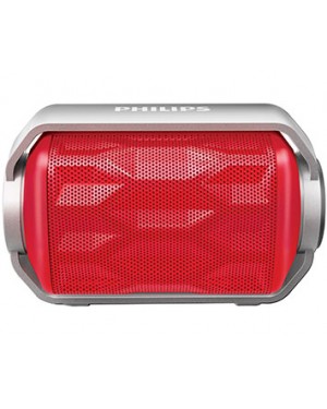 BT2200R/00 - Philips - Caixa de Som Alto-Falante Wireless Portátil USB 2.0 Bluetooth 4.0 2.8W RMS Vermelho