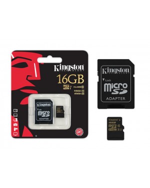 SDCA10/16GB I - Kingston - Cartão de Memória 16GB Classe 10