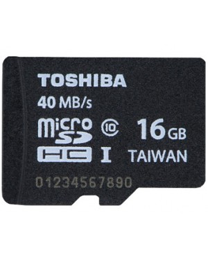 SD-C16G2T2F-TBR - Toshiba - Cartão de Memória 16GB Micro SD Classe 10 Card + Adaptado-