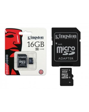 SDC10/16GB_A - Kingston - Cartão de Memória 16GB MicroSD