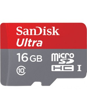 SDSDQUAN-016G-G4A - Sandisk - Cartão de Memória 16GB Ultra MicroSDHC SanDisk