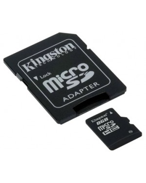 SDC10/8GB - Kingston - Cartão de Memória 8GB Micro SDHC Class10 Fc