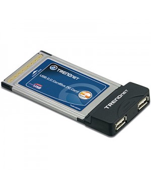 TU2-H2PC - Outros - Cartão PCMCIA 2 Portas USB 2.0 TRENDnet
