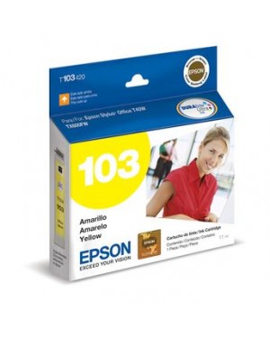 T103420-BR - Epson - Cartucho de Tinta Amarela 103