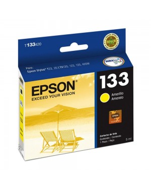 T133420-BR - Epson - Cartucho de Tinta Amarelo 133