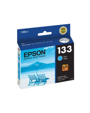 T133220-BR - Epson - Cartucho de Tinta Ciano 133