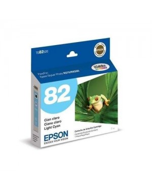 T082520-AL - Epson - Cartucho de Tinta Ciano Claro 82N