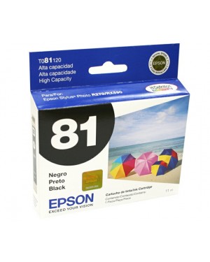 T081120 - Epson - Cartucho de Tinta Preto 81