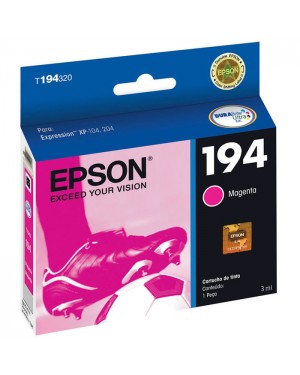 T194320-BR - Epson - Cartucho Magenta ultra para XP-204