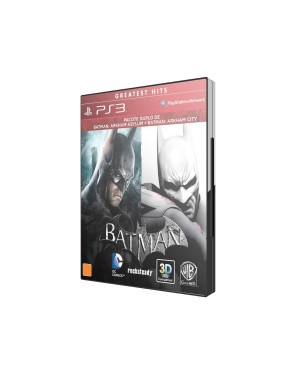 WGY5993B - Wacom - Combo Batman Asylum & City para PS3 Warner