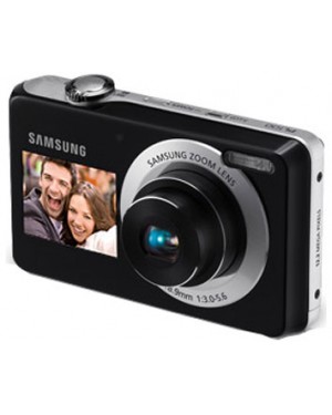 EC-PL100ZVPSBR - Samsung - Câmera 12.2MP Duplo LCD Zoom Dig 3x/Opt 3x