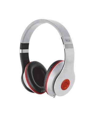 18533-TRUST - Outros - Fone de Ouvido com Microfone Bazz Branca Trust