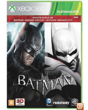 WGY5993X - Warner - Game Combo Batman Asylum & City para Xbox 360
