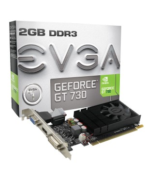 02G-P3-2732-KR - Outros - GPU Geforce GT730 2GB DDR3 128BITS Low Profile EVGA