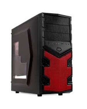 HTX008E06S - Outros - Gabinete Gamer 3B sem Fonte Pretp/Vermelho G-Fire