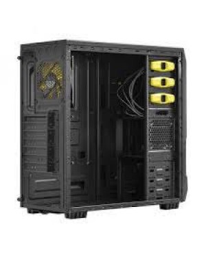 Java-LY - Outros - Gabinete Gamer Java 2B sem fonte Preto com Led Amarelo PCYES