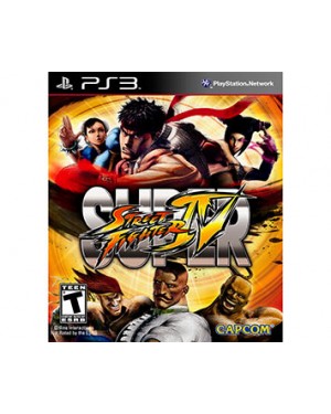 CP1364BN - Outros - Jogo Super Street Fight IV PS3 Capcom