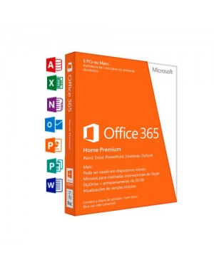 LICENCA 6GQ-00408 - Microsoft - Office 365 Home 32/64 Brasilian