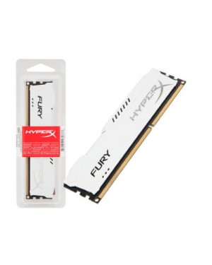 HX316C10FR/4 I - Kingston - Memória DDR3 Desktop Hyper X Fury 4GB 600MHz CL10 Branco