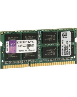 KVR1333D3S9/8G I - Kingston - Memória Notebook 8GB 1333 DDR3