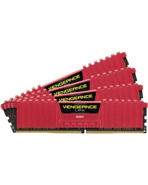 CMK16GX4M4A2800C16R - Outros - Memoria 16GB DDR4 2800MHz Vengeance Vermelho Corsair
