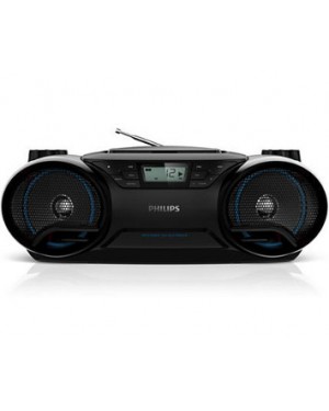 AZ3811/78 - Philips - Micro System Rádio FM/ USB/CD/CDRW/MP3 5RMS Preto