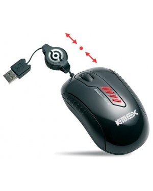 MOE133RP0030K0X - Outros - Mini Mouse MO-C133 RETR PTO USB Grafite 800 DPI K-MEX