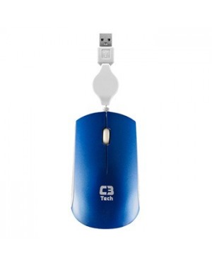 MS3220-2 - Outros - Mouse OPT RETR Azul USB C3Tech