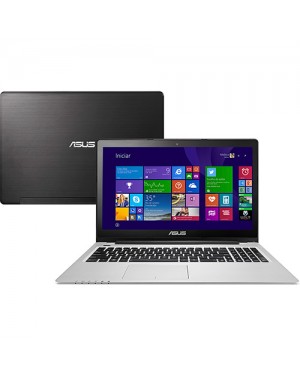 S550CA-BRA-CJ160H - ASUS_ - Notebook Intel Core i5-3317U 1.7GHz, Tela 15.6 8GB RAM, 1TB HD DVD-RW Windows 8 ASUS