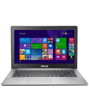 X450LD-BRA-WX112H - ASUS_ - Notebook Intel Core i5-4200U 1.6GHz, Tel 14 8GB RAM 1TB HD Placa NVIDIA Geforce GT 820M, DVD-RW WiFi Windows 8.1 ASUS