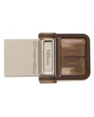 DTDUO/16GB - Kingston - Pen Drive 16GB Data Traveler microDuo USB2.0