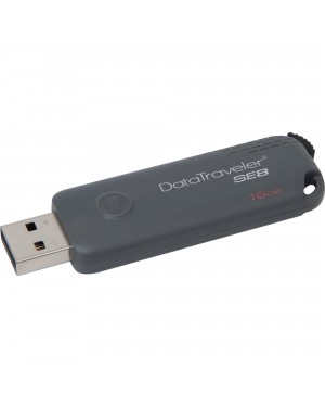 DTSE8/16GB - Outros - Pen Drive 16GB USB 2.0 Data Traveler Cinza Kingston