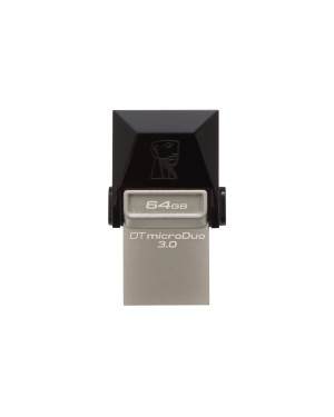 DTDUO3/64GB - Kingston - Pen Drive 64GB USB 3.0 DTDUO DATA Traveler Micro