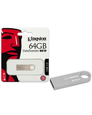 DTSE9H/64GB I - Kingston - Pen Drive Data Traveler Se9 64GB