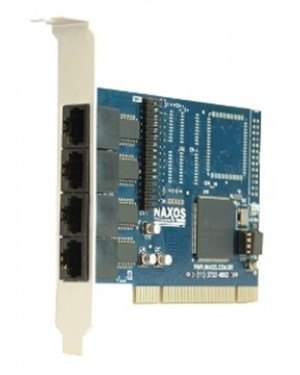 7898937710016 - Naxos - Placa de Rede PCI 4Port RJ45
