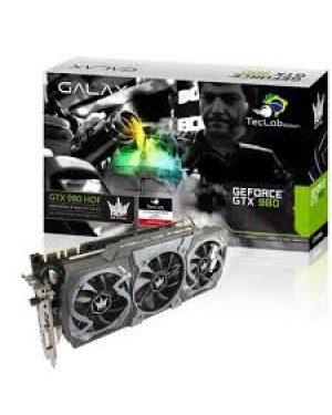 98NQH6DND2RO - Outros - Placa de Vídeo Geforce 980 HOF 4GB DDR5 256Bits Galaxy VGA