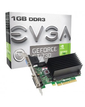 01G-P3-1731-KR - Outros - Placa de Vídeo Geforce GT 730 1GB DDR3 64Bits EVGA