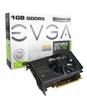 01G-P4-2753-KR - Outros - Placa de Vídeo Geforce GTX 750 SC 1GB DDR5 128Bits EVGA