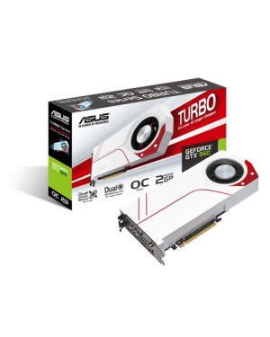 TURBO-GTX960-OC-2GD5 - ASUS_ - Placa de Vídeo Geforce GTX 960 2DDR5 128Bits Asus