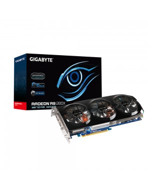 GV-R928XWF3-3GD - Gigabyte - Placa de Vídeo GPU ATI R9 280X 2GB DDR5 384BITS