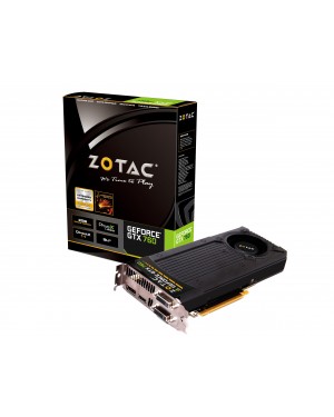 ZT-70401-10P - Zotac - Placa de Vídeo GPU Geforce GTX760 2GB DDR5 256BITS