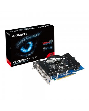 GV-R725XOC-1GD - Gigabyte - Placa de vídeo GPU Geforce R7 250X 1GB DDR5